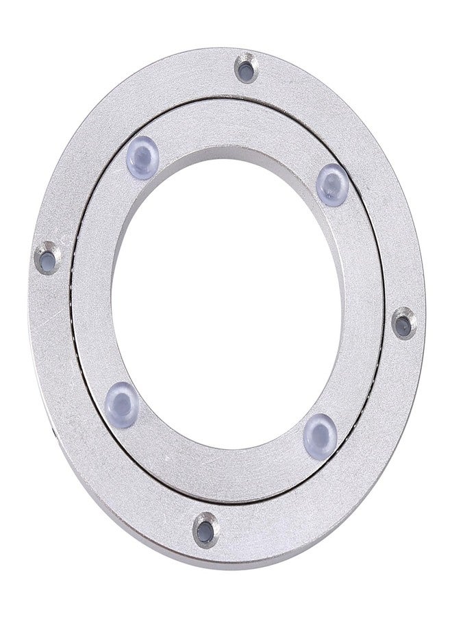 Kodrily Swivel Turntable, Aluminum Alloy Turntable Bearing, Heavy Duty Round Table Bearing, Dining Table Rotating Tray, Smooth Swivel Plate Hardware for Tabletop Serving (4 inch) - Image 3